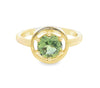 18ct yellow gold Green Sapphire Ring