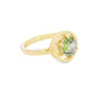 18ct yellow gold Green Sapphire Ring