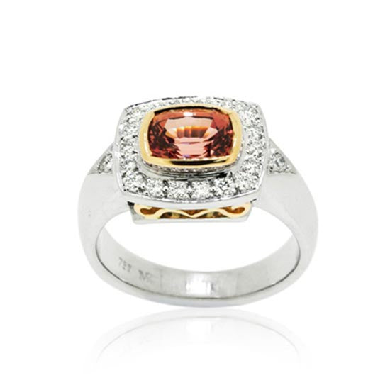 18ct Gold Sapphire & Diamond ring